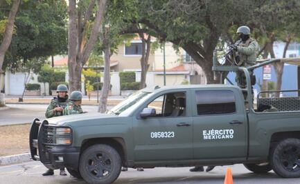 Elementos del Ejército y GN persiguen y se enfrentan a civiles armados en dos poblados de Sinaloa; no reportan detenidos