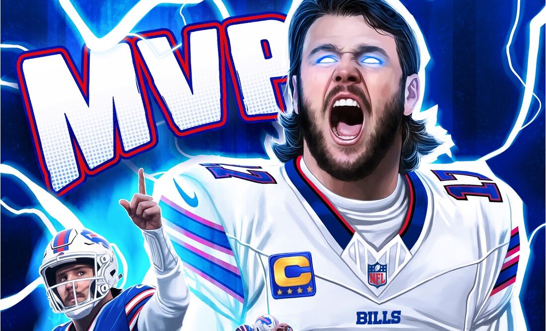 Josh Allen, el MVP de la temporada. FOTO: @NFL