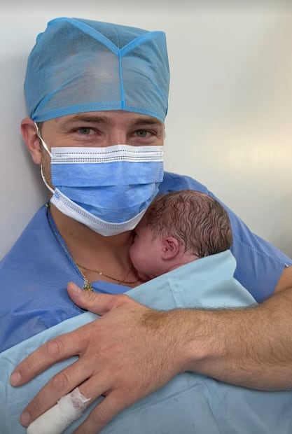 El hijo del actor enterneció las redes con esta fotografía. Foto: Instagram.