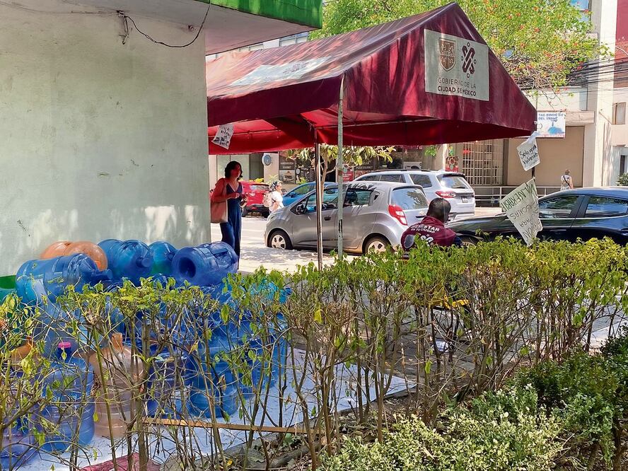 El puesto de mando del Parque San Lorenzo tiene baja afluencia. Fot: de Rafael García. El Universal