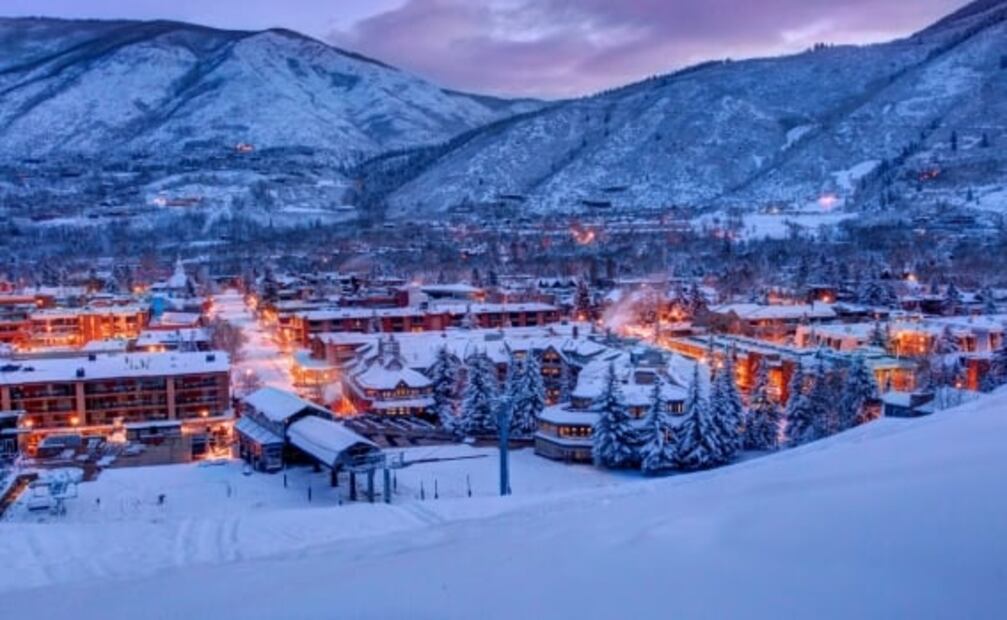 Si quieres aprender a esquiar, debes hacerlo en Aspen