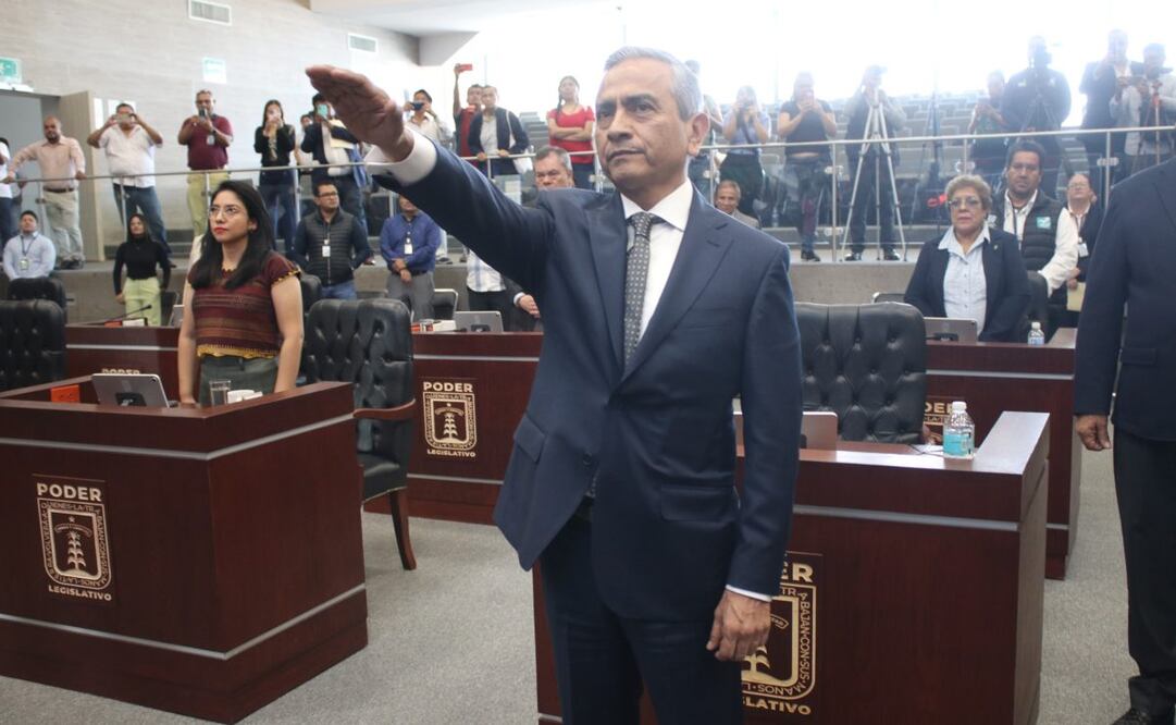 Fernando Blúmenkron Escobar, nuevo titular de la Fiscalía General del Estado  (13/11/2025). Foto: Especial