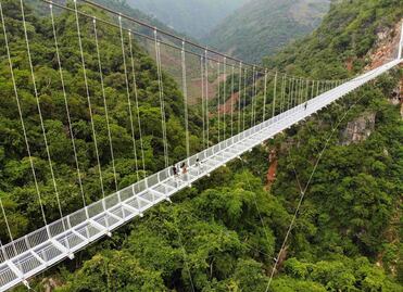 Este es el nuevo puente de cristal más largo del mundo