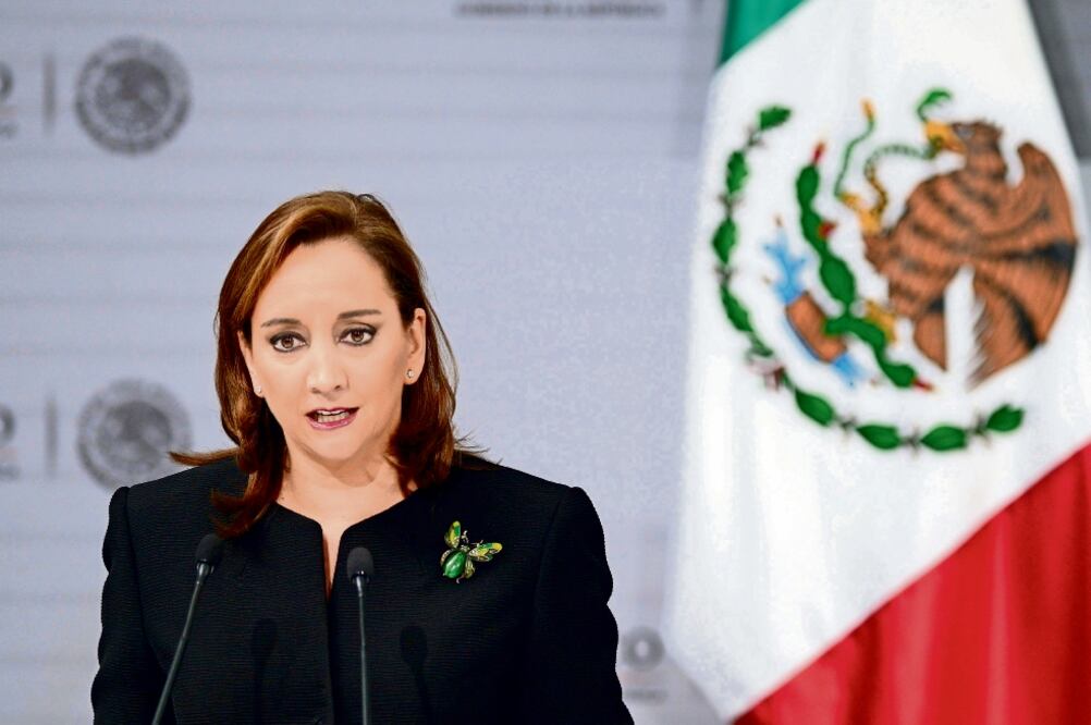 Claudia Ruiz Massieu, titular de la SRE, dijo que es imposible amurallar la frontera y detener el intercambio comercial entre México y EU (ARCHIVO EL UNIVERSAL)
