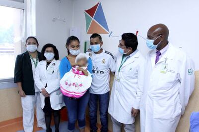 Bebé de 6 meses recibe trasplante de hígado en Hospital del IMSS