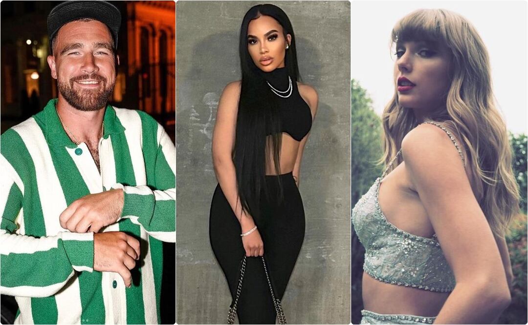Travis Kelce, Maya BenBerry y Taylor Swift. / Fotos: Tomadas de Instagram