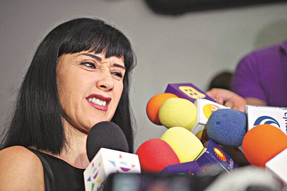 En conferencia de prensa, la actriz dio detalles de lo ocurrido. Foto: Iván Stephens/EL UNIVERSAL