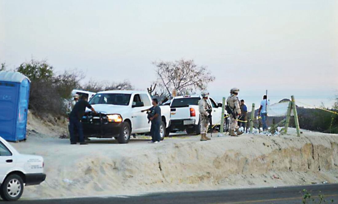 Confirmación. Autoridades confirmaron anoche el hallazgo de cuatro cadáveres más en fosas clandestinas de San José del Cabo. (GLADYS RODRÍGUEZ. EL UNIVERSAL)