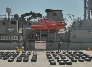 FOTOS: Marina asegura más de 3 toneladas de cocaína frente a las costas de Colima; hay 7 detenidos