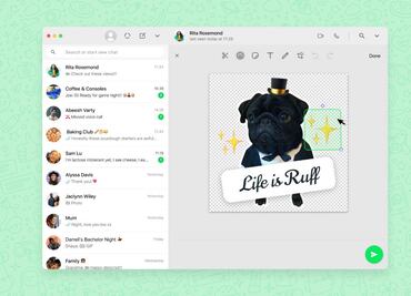 WhatsApp Web ya te permite crear tus propios stickers