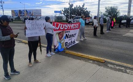 Familiares de recién nacida enviada al DIF bloquean la autopista México-Pachuca; exigen que sea regresada