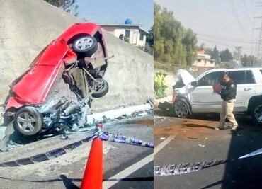 Reportan choque en la Chamapa-Lechería