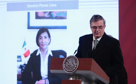 Destaca Ebrard nombramiento de Socorro Flores como juez de la Corte Penal Internacional