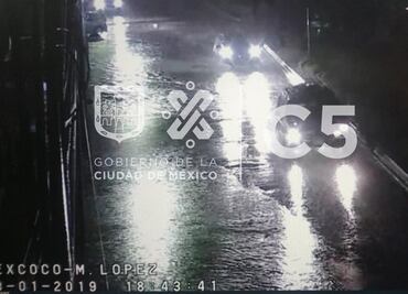 Se registran al menos cuatro encharcamientos en Iztapalapa