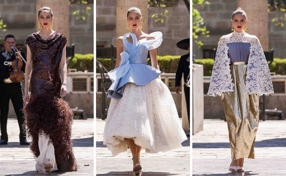 El diseñador tapatío Benito Santos reveló “12 Sones”, su colección Otoño-Invierno 2026. Foto: Cortesía Volvo Fashion Week México