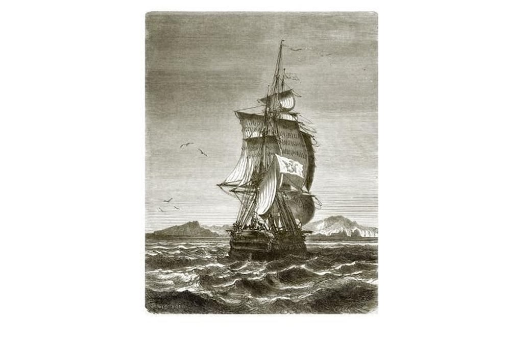 Dos cartas escritas en la fragata Novara