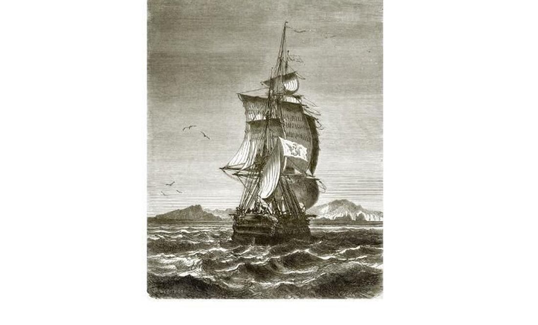 Dos cartas escritas en la fragata Novara