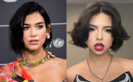 Ángela Aguilar asegura que Dua Lipa copió su look y las redes le responden: "Dua sí se casó en mayo". VIDEO