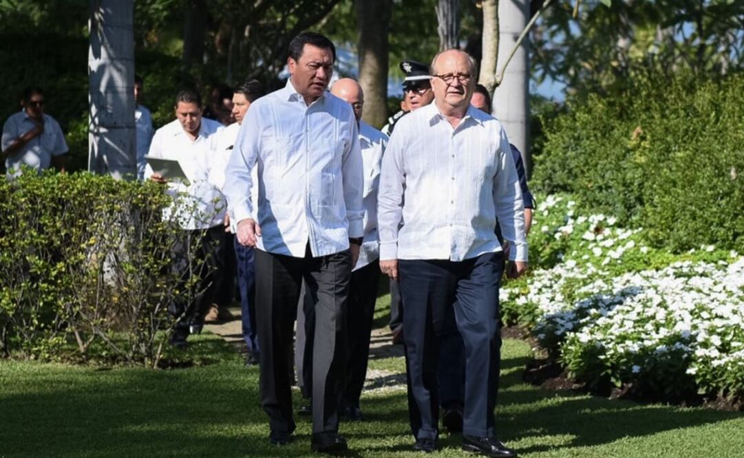 El mandatario y el titular de Gobernación destacaron la voluntad política de mantener la coordinación contra el secuestro. /Especial