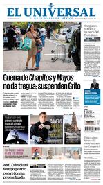 Portada impresa del 13 de septiembre de 2024