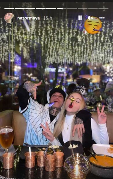 Belinda y Nodal en Colombia, y otros famosos que recibieron el 2022