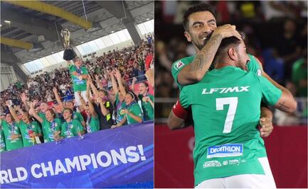 México gana en las categorías varonil y femenil el Mundial de Futbol 7