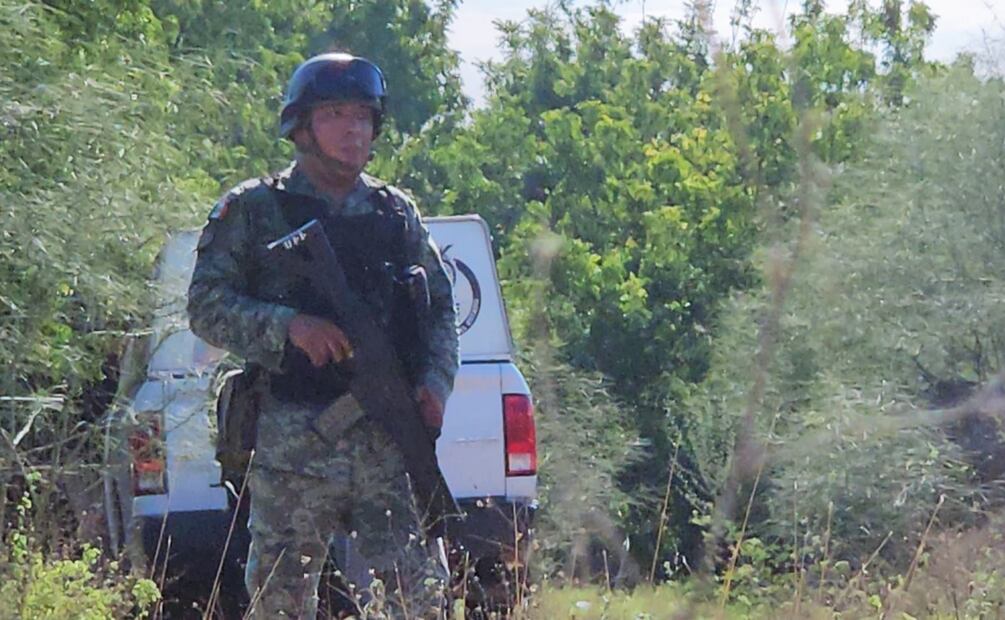 Hallan fosa clandestina con dos cuerpos en Culiacán; autoridades amplían búsqueda en la zona. Foto: Cortesía