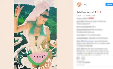 Thalía luce sus curvas y le dicen "gorda"