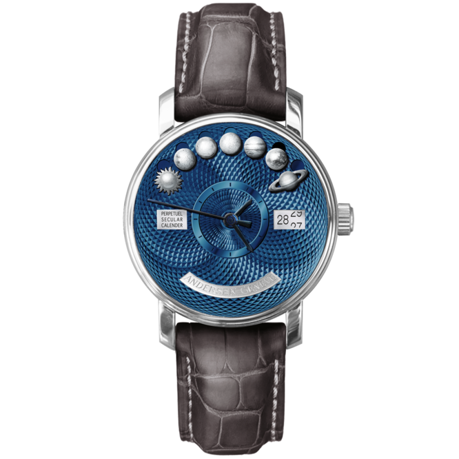 ANDERSEN GENÈVE: Perpetuel Secular Calendar "20th Anniversary" Blue Gold Dial
