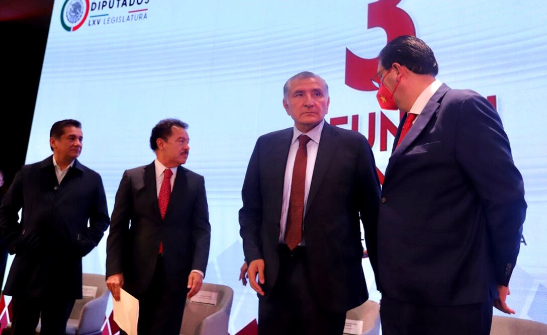 Adán Augusto sostuvo que el propósito es dotar a este país de un cuerpo profesional "que sea capaz de garantizar la seguridad a todas y todos". Foto: Berenice Fregoso