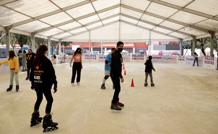 Instalan pista de hielo gratuita en Coyoacán; estos son los horarios