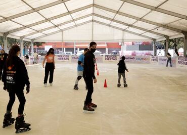 Instalan pista de hielo gratuita en Coyoacán; estos son los horarios