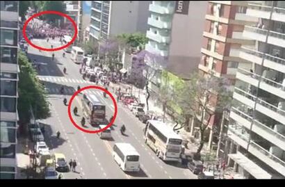 Aquí fueron los lamentables hechos previo a la final River-Boca