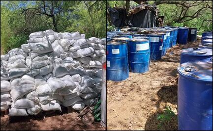Aseguran narcolaboratorio donde procesaban toneladas de metanfetamina en Sonora