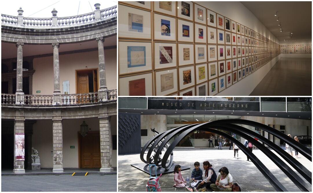 Imágenes genéricas de museos ubicados en la Ciudad de México. Foto: Archivo El Universal