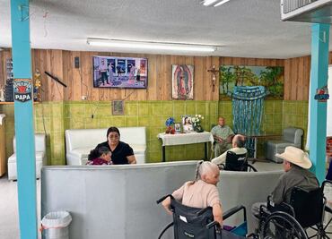 “Me siento mejor en el asilo que en mi casa”