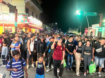 Primera caravana migrante de 2025 parte de Tapachula, Chiapas; intentan llegar a EU antes de que Trump asuma presidencia