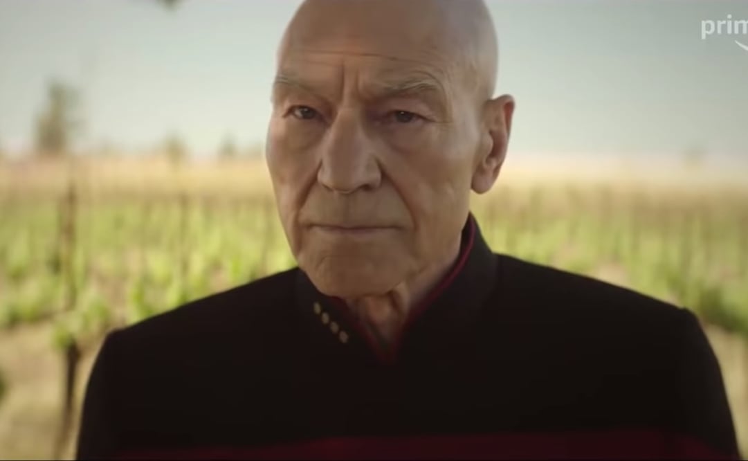 La nueva serie de Star Trek se centra en el capitán del Enterprise quien da vida el actor Patrick Stewart. Foto: Captura tráiler