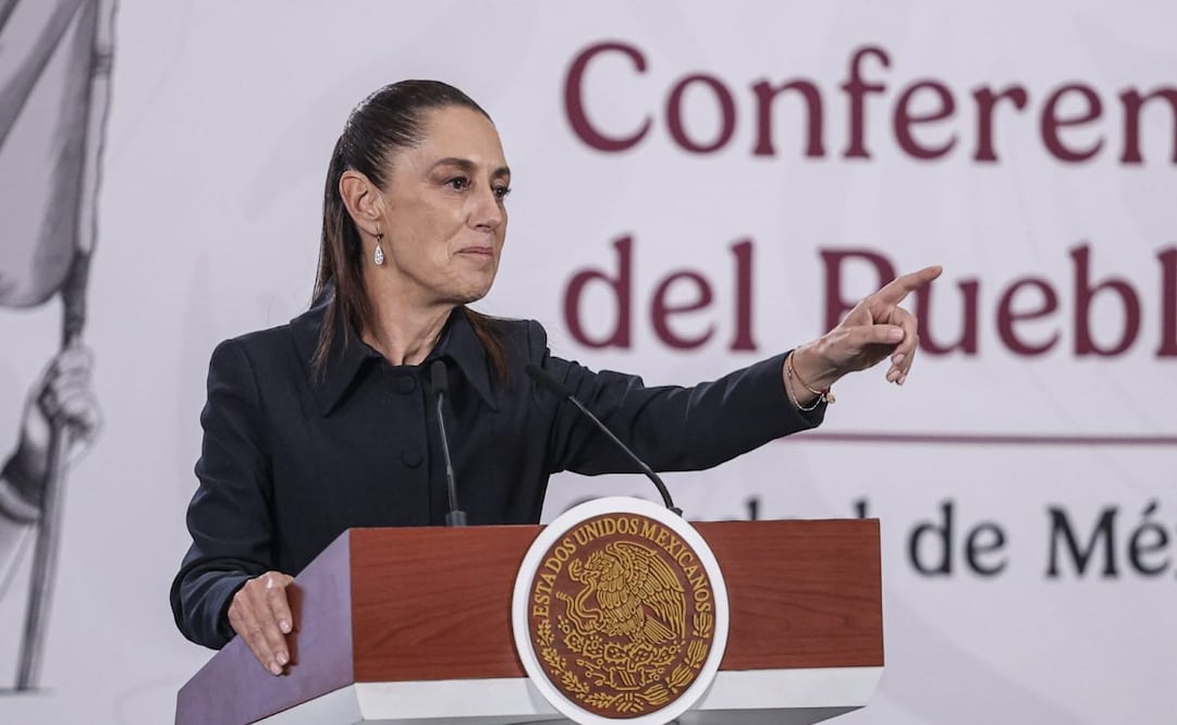 Conferencia matutina de la presidenta Claudia Sheinbaum Pardo en Palacio Nacional el 01 de abril de 2026. Foto: Gabriel Pano / EL UNIVERSAL