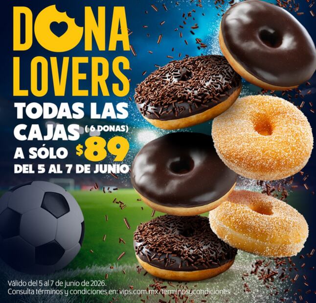 A las donas también se les conoce como rosquillas en algunos lugares. Foto: Instagram @vipsmx
