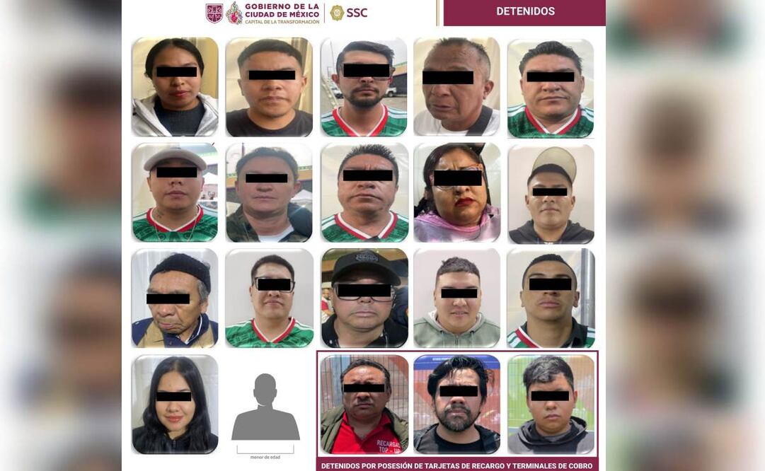La Policía de la Ciudad de México detuvo a 20 personas en inmediaciones del Estadio de la Ciudad de México. Foto: Especial