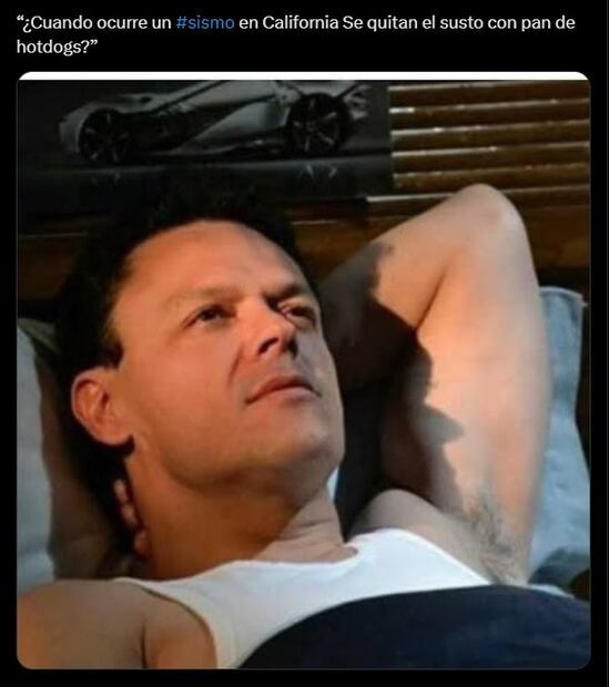 Los mejores memes que dejó el sismo de 7.0 en California. Foto: Captura de pantalla