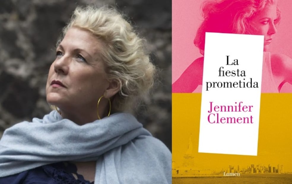 El más reciente libro publicado de Jennifer Clement (primera mujer elegida para presidir la PEN) es La fiesta prometida (Lumen, 2024). Crédito: underthevolcano.org