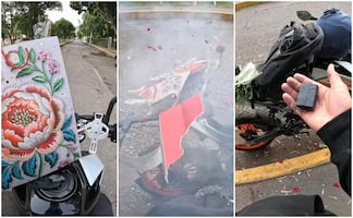 Repartidor lleva explosivo oculto en bolsa de regalo y estalla antes de ser entregado; video enciende debate