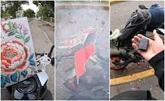 Repartidor lleva explosivo oculto en bolsa de regalo y estalla antes de ser entregado; video enciende debate