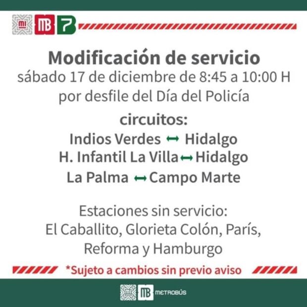 Inician cierres viales en Paseo de la Reforma por día del Policía