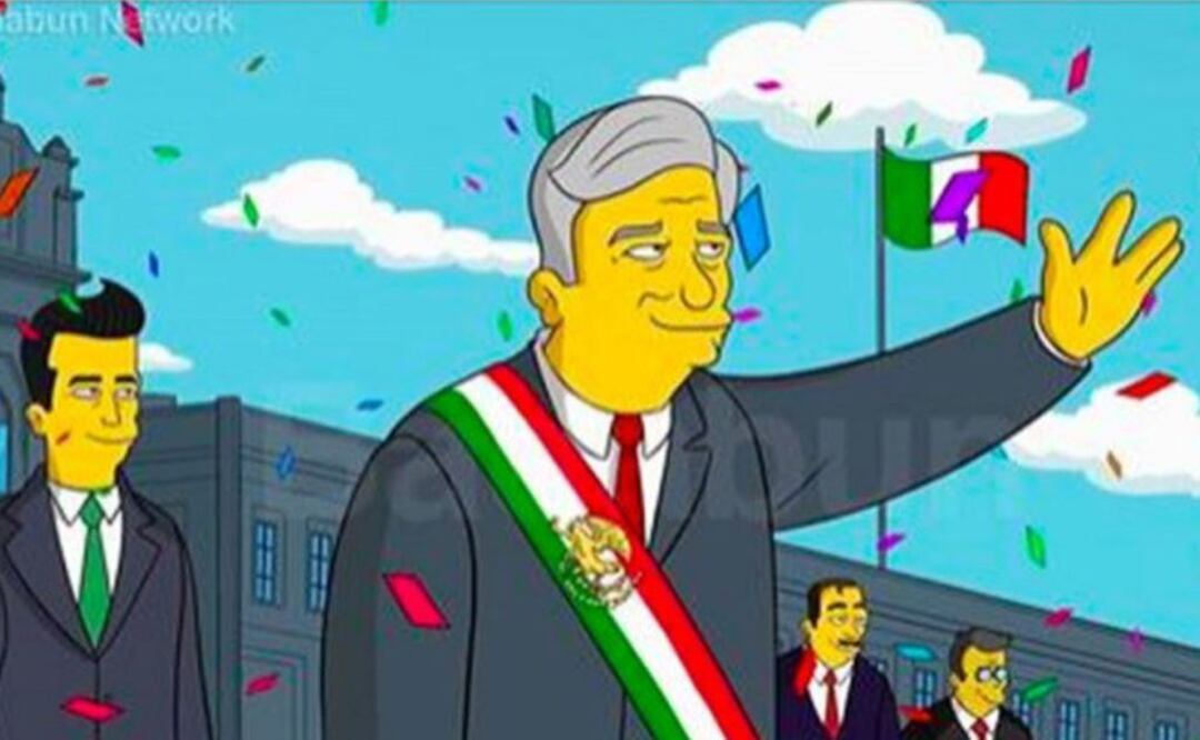 ¿Predicen "Los Simpsons" triunfo de AMLO en 2018?
