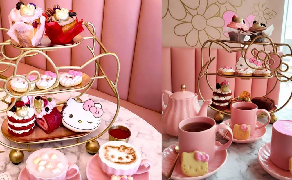Los espacios de Hello Kitty Café Chateau tienen arquitectura campestre. Foto: Facebook Hello Kitty Café México