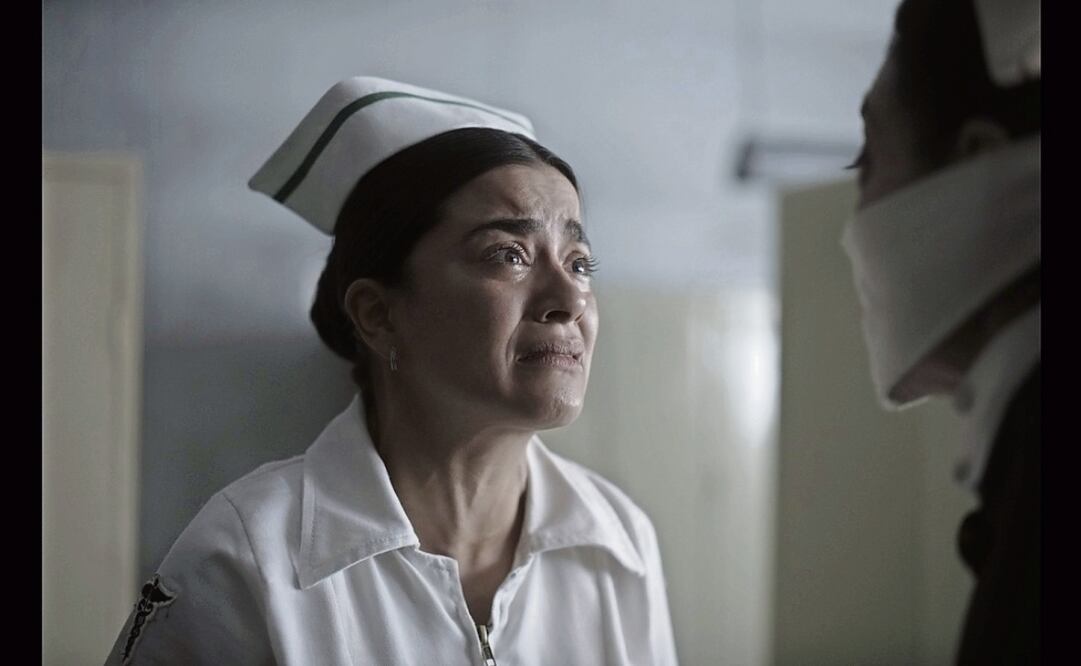 Iazua Larios interpreta a la enfermera que llega a pedir trabajo al hospital. Foto: Sony Pictures