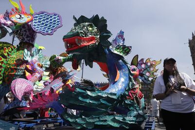 Acuden 650 mil personas al desfile de Alebrijes Monumentales 